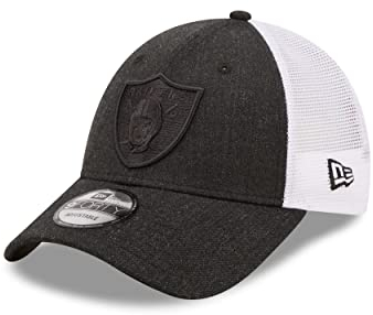New Era Las Vegas Raiders NFL Home Field Black 9Forty A-Frame Trucker Cap - One-Size