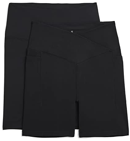 Danskin Women's 2-Pack 7 Active Bike Shorts