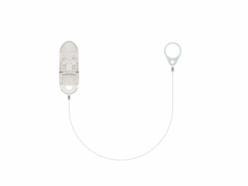 SmartEAR Clip de seguridad para dispositivo auditivo invisible, 9 mm | STANDARD 20 cm, transparente, único, Uso versátil, Diseño cómodo, Sujeción segura, Para niños, ancianos y personas activas