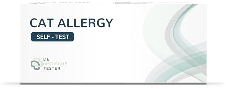Katzenallergie Test - The Tester®, Allergie gegen Katzen, Selbsttest für Zuhause, Ergebnis in 10 Minuten, Zuverlässig & Präzise