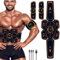 WARDBES EMS Trainingsgerät, EMS Bauchmuskeltrainer, EMS Muskelstimulator, Elektrostimulation Muskelstimulation Bauchmuskeltrainer, ABS Stimula für Bauch/Arme/Beine, USB Wiederaufladbar