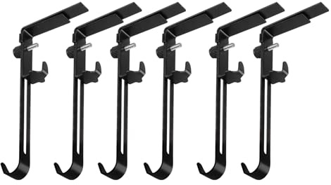 hocadon 6 Piezas Gancho para Chimenea Soportes para Calcetines Navideños Ganchos de Metal de Navidad Ganchos para Decoración Navideña