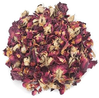 Gran Velada - Petalos de Rosa Seca 250 g | Rosa damascena | Antioxidante y astringente Suave | Tónicos y mascarillas faciales
