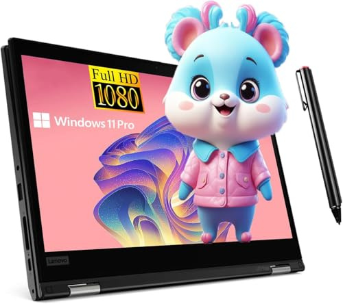 Lenovo Laptop ThinkPad L13 Yoga Gen 2, portátil con pantalla táctil 2 en 1, Intel Core i5-1135G7, FHD de 13.3 pulgadas, 16 GB de RAM, SSD de 256 GB, teclado QWERTY de EE. UU., Windows 11 Pro (renovado
