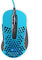 Xtrfy M4 RGB, souris filaire de gaming ultra-légère, conception ergonomique pour droitiers, capteur 3389 Pixart ultramoderne, rétro-éclairage RGB réglable, Miami Blue Edition
