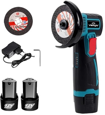 MINI FLEX SMERIGLIATRICE DOPPIA BATTERIA A LITIO 12V DISCO 76 MM FLEX, MOTORE BRUSLESS