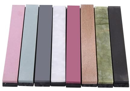 Affilacoltelli Set di Pietre per Affilare Utensili Cucina in Pietra Affilacoltelli di Ricambio Mola Lucidatura Pietre per Affilare