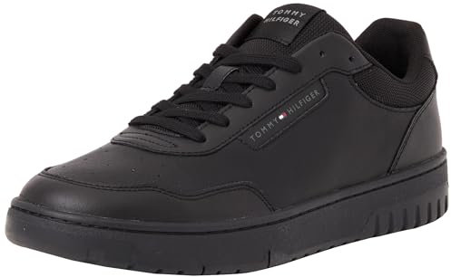 Tommy Hilfiger Herren Court Sneaker Basket Core Lite Low Top, Schwarz (Black), 45