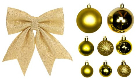 Weihnachtsschmuck-Set 85 Stück in Luxus-Box GOLDEN Christmas für Weihnachtsbaum 240-270 cm