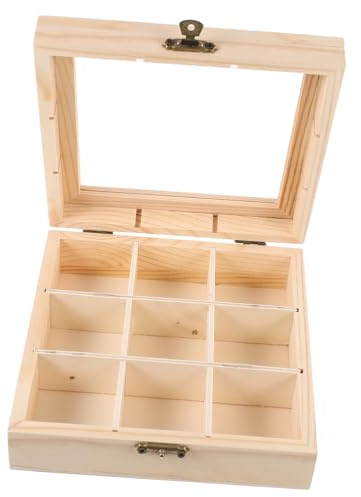 Alipis Organiseur De Sachets De Thé Avec Fenêtre Transparente Rangement Pour Thé Et Café Accessoire De Bureau Élégant Pour Maison Hôtel Restaurant