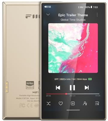 FiiO M21 Digital Audio Player (Titanium Gold)