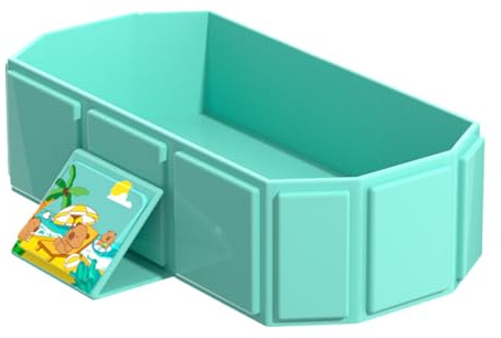 Bañera plegable para niños pequeños, bañera larga y gruesa plegable para baño de bebé, bañera plegable para niños de 0 a 8 años, lavabo de ducha antideslizante para baño, guardería, viajes, guardería