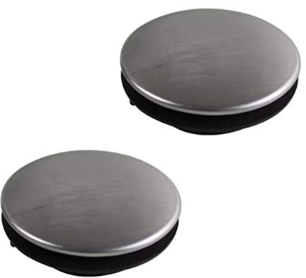 Sink Hole Cover Sink Tap Hole Plate Stopper Cover Blanking Metal Plug, 2Pack (Installing Hole for 31-40mm)