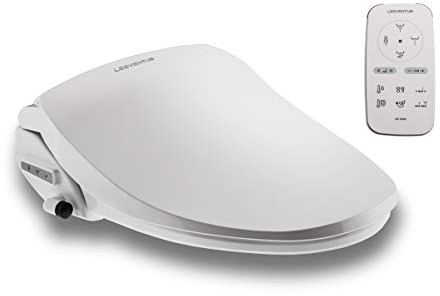 LEEVENTUS - J850R lange Version - mit Durchlauferhitzer (kein stehendes Wasser im Tank, keine Keimbildung), energiesparender Dusch WC Aufsatz, smart Toilette, aus Korea