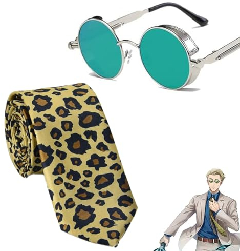 XHBTS Cosplay-Brille, Anime Kostüm Mit Krawatte, Größe M, Grün