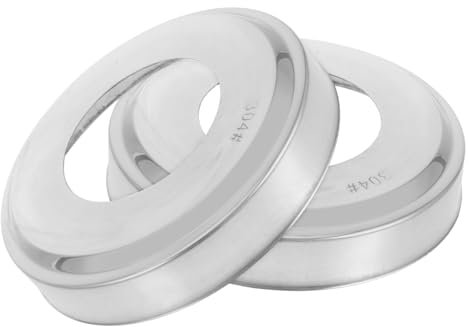 Supvox Ladder Handrail Rosettes Set of 2 Stainless Steel Replacement Parts for Inground Pool Accessories