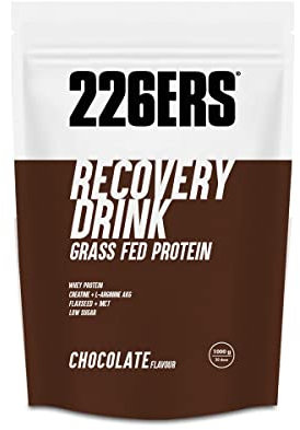 226ERS Recovery Drink | Integratore per il Recupero a base di Proteine Whey, Creatina, Carboidrati, Trigliceridi e L-Arginina, Senza Glutine, Cioccolato - 1 kg