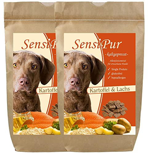 SensiPur - Kartoffel & Lachs - Kalt Gepresst -, Trockenfutter 24 kg