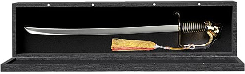 Resafy Champagne Saber with Golden Handle - Sparkling Wine Opener Champagne Knife Sword Sabre Opener With Gift Case for Wedding Party