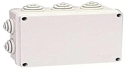 Poly Pool PP0282 Boîte rectangulaire de dérivation, Murale, Dimensions intérieures 150 x 110 x 70 mm, Gris