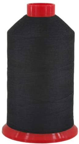 Jeansgarn/Ledergarn/Sattlergarn J30 Nähgarn Stärke 30, ca. 2600 Meter 9999 - Schwarz
