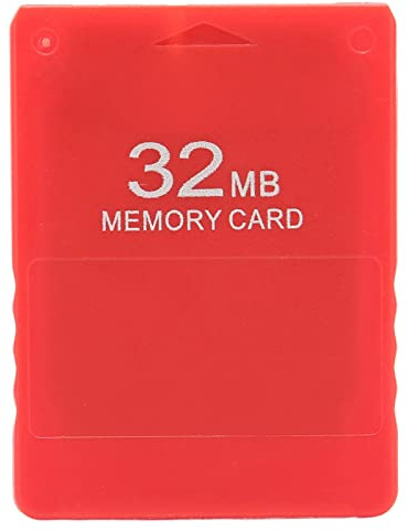 Game Memory Card, 32MB High Speed Memory Card Game Console FMCB1.966 Gaming External Data Card for (red)