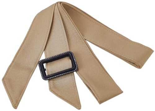 GORGECRAFT Mujer Cinturón de Cintura Ajustable Banda Hebilla Ancha Gabardina Pretina Trigo Poliéster Abrigo Contra el Viento Reemplazo 171 CM Cinturones de Cintura con Lazo para Bata Camisa