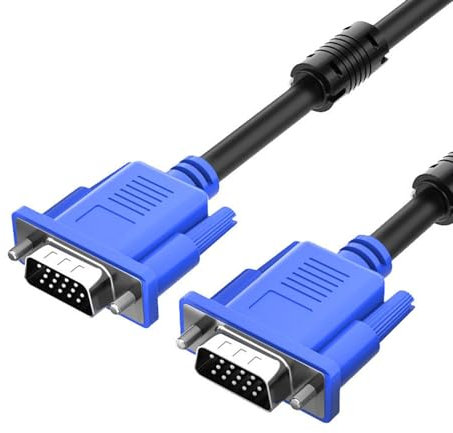 Opvonxeh VGA-bildskärmskabel, High-Definition VGA-kabel, displaykabel VGA-kabel, återanvändbar VGA-bildskärmskabel, VGA-videokabel för kontor, bildskärmskabel för datorer, dator VGA-displaykabel