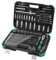 Stanew Set di chiavi a bussola Set di utensili da 131 pezzi, Cricchetto 1/4 e 1/2, chiavi a cricchetto doppie con estremità aperta, CR-V, Kit di Attrezzi Meccanici per Auto