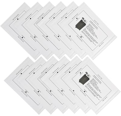 12 Fogli di Olio – Kit di Manutenzione e Pulizia per Trita Documenti, Include Fogli e Olio, Adatto a Trita Documenti per Casa e Ufficio