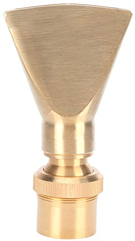 Mavaol Irrigatore per Stagno Regolabile con ugello per Fontana a Getto Stretto in Ottone (1 inch)