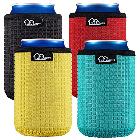 WK ieason 12oz Standard Can Sleeves Can Cooler Can Coolie Gift