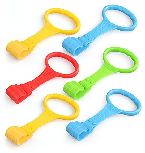 LEADSTAR Anneau Parc Bebe, 6 PCS Anneaux pour Lit Bébé et Parc, Anneaux pour l'entraînement de l'équilibre, Idéaux pour Aider le Bébé à Se Lever du Berceau