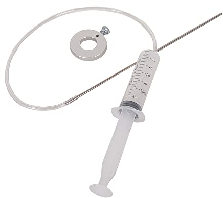 Oldbones Herramienta Nivel Aceite Horquilla, Ajustador Nivel Aceite Horquilla Motocicleta Jeringa Aceite Horquilla Kit 60ml