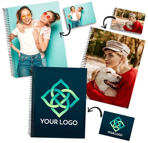Agenda Anual 2026 Día por Página - Tamaño A5 - Portada personalizada y cubierta de plástico transparente - Incluye Calendario anual, Notas y marcapáginas - Personalizable con tu foto