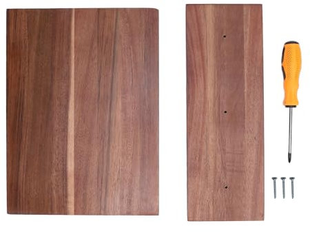 Ceppo Portacoltelli in Legno Magnetico, Portacoltelli Magnetico Portacoltelli Magnetico Bifacciale per Bancone da Multifunzionale Senza Coltelli