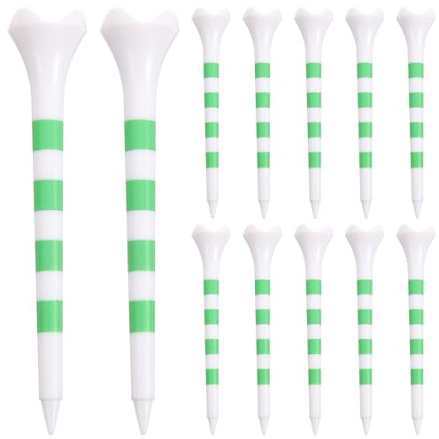 MAGICLULU 20piezas Unidades tee De Golf Profesional Tees De Golf Occidentales Plástico Estables para Práctica Césped Exterior