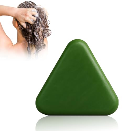 Reccisokz Vegetale Shampoo Solido, Trattamento A Base Di Piante Green Soap, Favorisce La Crescita, Il Rafforzamento, Lo Spessore E Il Volume Dei Capelli, Unisex (120 G)