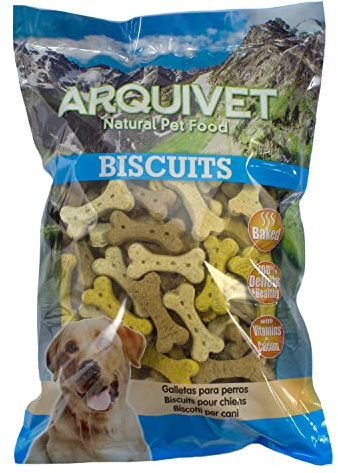 ARQUIVET Biscotti 'Ossa' per Cani - 1 Kg - Snack e Premi