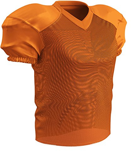 Champro Football Practice, Time out Poliestere Pratica Calcio Jersey Uomo, Arancione, XL