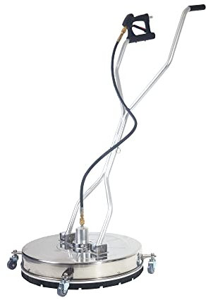 Limpiador de superficies planas de acero inoxidable de 24 pulgadas para lavadora a presión eléctrica