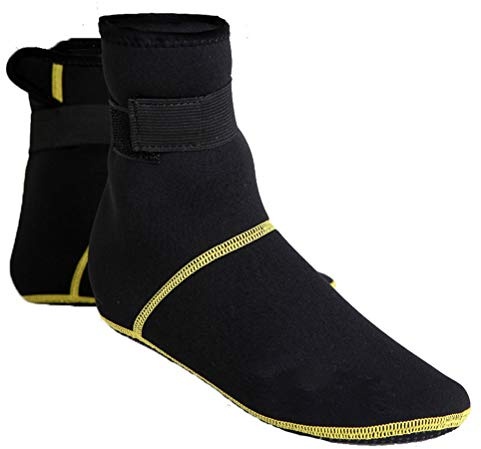 WINBST Stivali da Sub Unisex Scarpe da Sub in Neoprene per Adulto con Zip Eccellente per Attrezzatura Fin