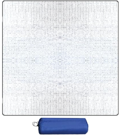 Arrovarp - Tapis isolant en feuille d'aluminium - 200 x 200 cm - Double face - Tapis de sol pliable - Tapis thermique pliable en feuille d'aluminium - Tapis de sol imperméable en aluminium