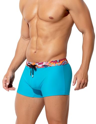Casey Kevin Maillot de Bain Homme Boxer avec Cordon de Serrage Réglable Boardshort Séchage Rapide | Maillot de Bain Homme Boxer Piscine Boardshort Séchage Rapide