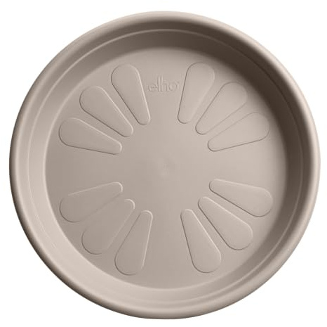 Elho Soucoupe Universelle Ronde 40cm Soucoupe - Mushroom Beige | Ø 40 x H 5.7 cm | Convient à l’intérieur et à l’extérieur | Plastique 100% recyclé