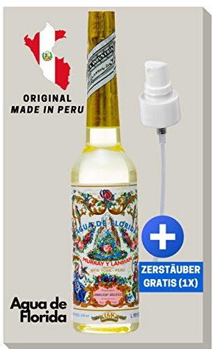 Mi-Tierra 2 in 1 Set Agua de Florida 270 ml Spirit Florida Water + 1 ZERSTÄUBER. Ein Cologne, ein Duft das erfrischend und belebend auf unsere Sinne wirkt.