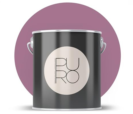 Livingwalls PURO Premium Wandfarbe c2011 - Malerfarbe für Wohnräume und Arbeitszimmer mit sehr hoher Deckkraft - matte hochwertige in Violett - 5l