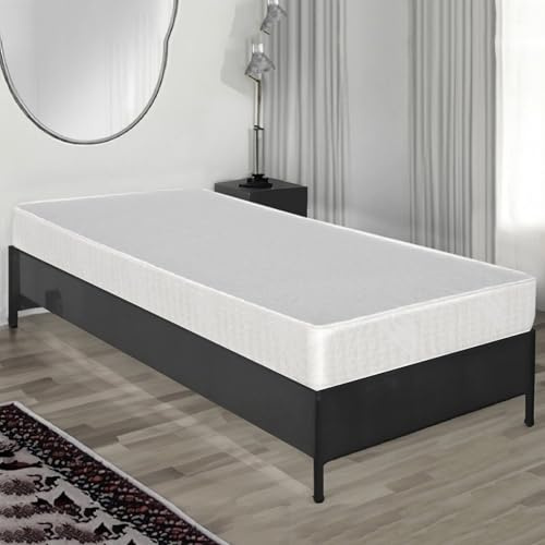 Talamo Italia - Matelas Simple Nilde, Matelas en Mousse de polyuréthane, Matelas roulé sous Vide, 100% Made in Italy, 80x190h14 cm