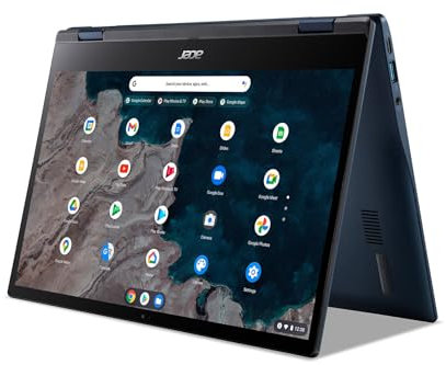 acer Chromebook Spin 513 CP513-1HL-S5R4 13.3 Touchscreen Laptop LTE (Qualcomm Snapdragon Kryo 468, 8GB RAM, 128GB SSD, Chrome OS, Blue)
