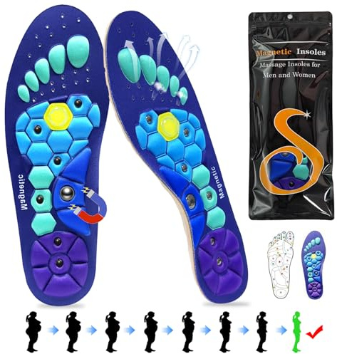 Semelles Magnétiques,Semelles Orthopédiques Hommes Et Femmes Semelles Chaussures Confort Pour Soulager Hammerdex Marteau de Sécurité (M（40-43）)